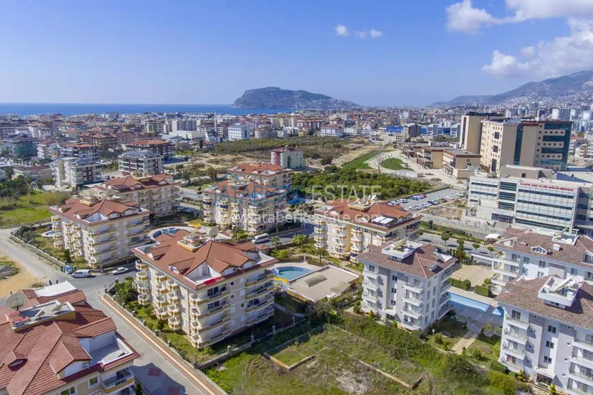 3+1 duplex with furniture in a comfortable complex — Alanya, Oba district 2 