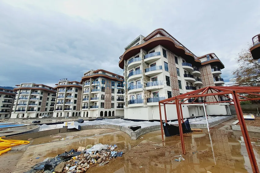 1+1 apartment with a fine finish in Alanya - Oba district 3 