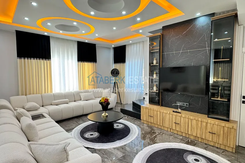 Purchase Furnished 3+1 duplex in a cozy residential complex - Mahmutlar, Alanya 2 