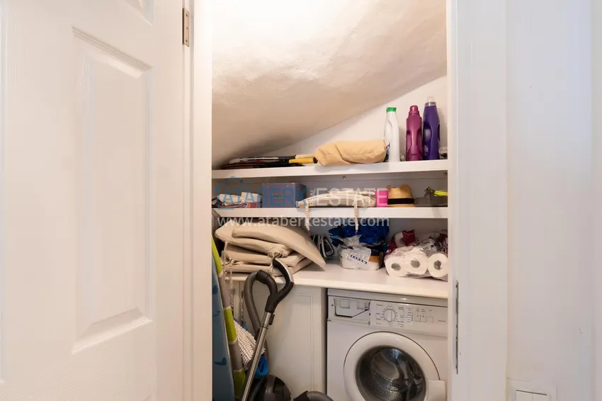 Purchase  Furnished 3+1 villa in Alanya, with spectacular panoramic views — Tepe mountain area 34 