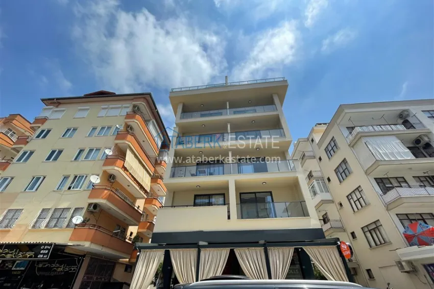 Modern 1+1 apartment in the center of Alanya, Cleopatra beach area 3 