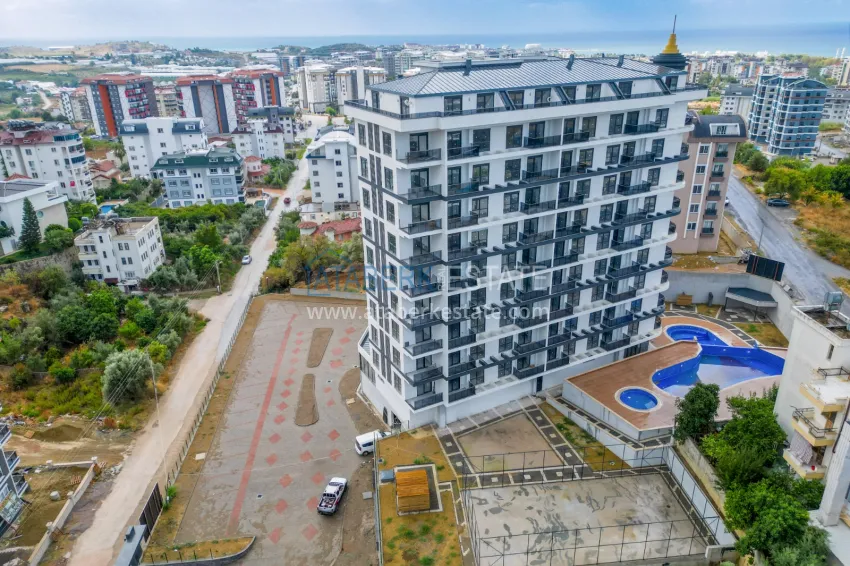 Finely finished penthouse in a premium complex with hotel infrastructure — Avsallar, Alanya 1 