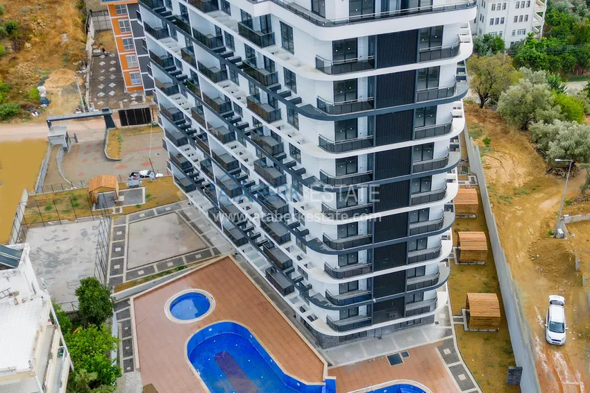 New 2+1 apartment with panoramic sea and mountain views - Alanya, Avsallar 3 