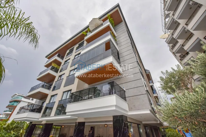 Short term rent apartment 2+1 in a cozy complex - the center of Alanya, next to Cleopatra beach 3 