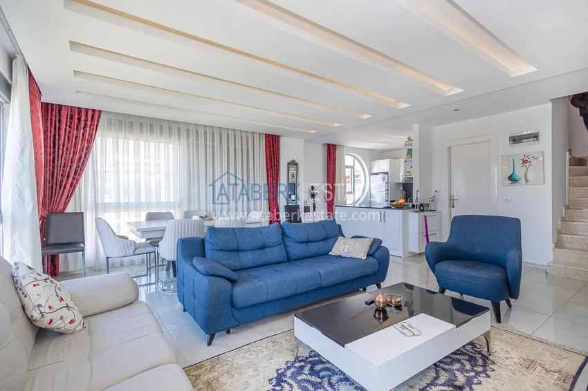 Purchase  Furnished duplex penthouse with mountain views — Alanya, Kestel district 4 