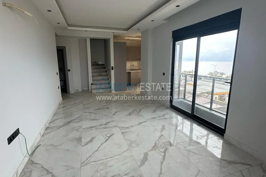 Purchase Duplex penthouse with sea view — a new boutique complex on the beachfront in the Kestel area 3