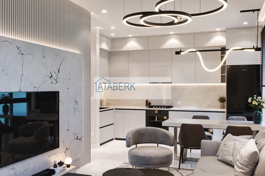 Purchase  Investment project at the start of sales in the center of Alanya - 300 meters to Cleopatra beach 3 