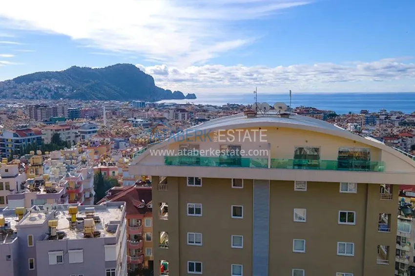 1+1 apartment with furniture and sea view in the center of Alanya - Cleopatra beach area  3 