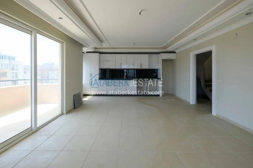 Purchase  4+1 penthouse duplex with mountain and sea views — Alanya, Mahmutlar district  3 