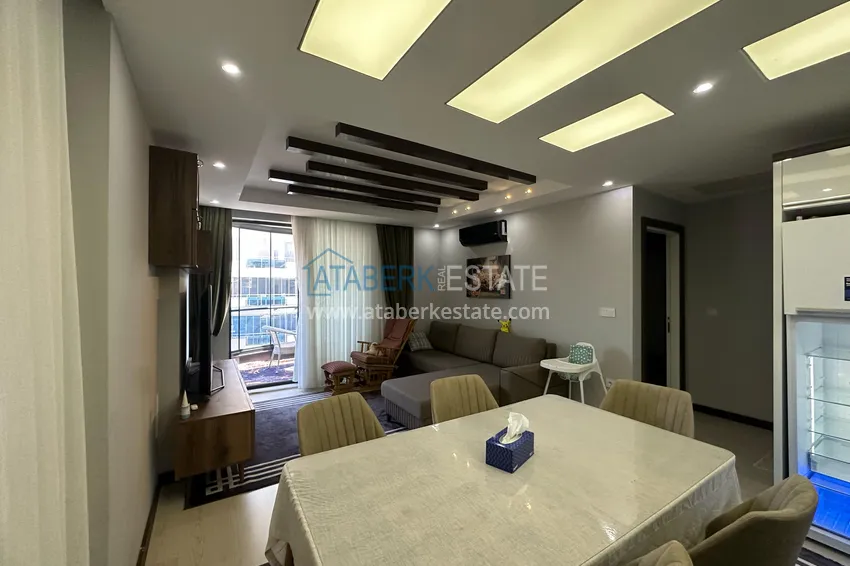 Purchase  2+1 apartment with furniture and sea and mountain views in a luxury complex — Alanya, Mahmutlar district 3 