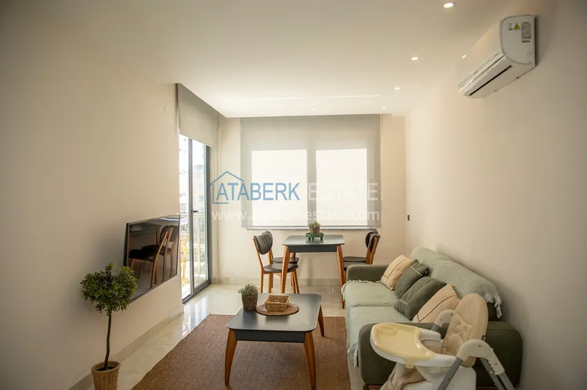 Purchase Furnished 2+1 apartment in a comfort-class complex — Alanya center, Cleopatra beach area 4