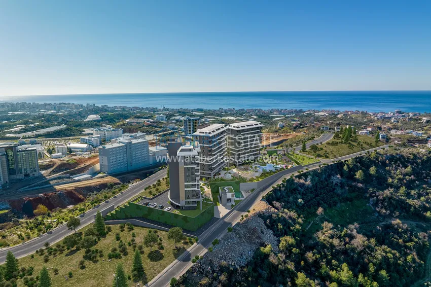 1+1 apartment from an investor in a complex under construction — Alanya, Kestel district 4 