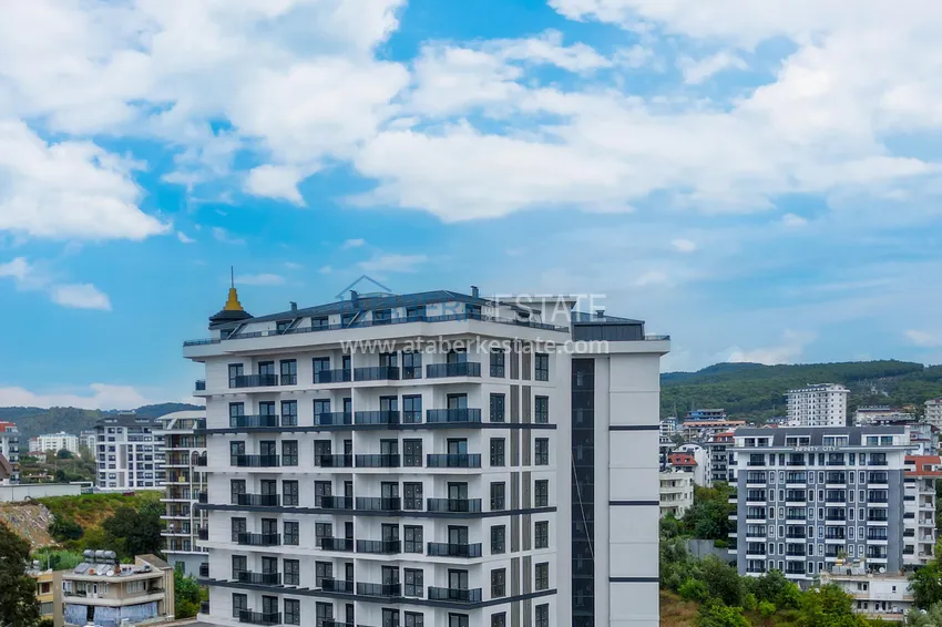 New 2+1 apartment with panoramic sea and mountain views - Alanya, Avsallar 4 