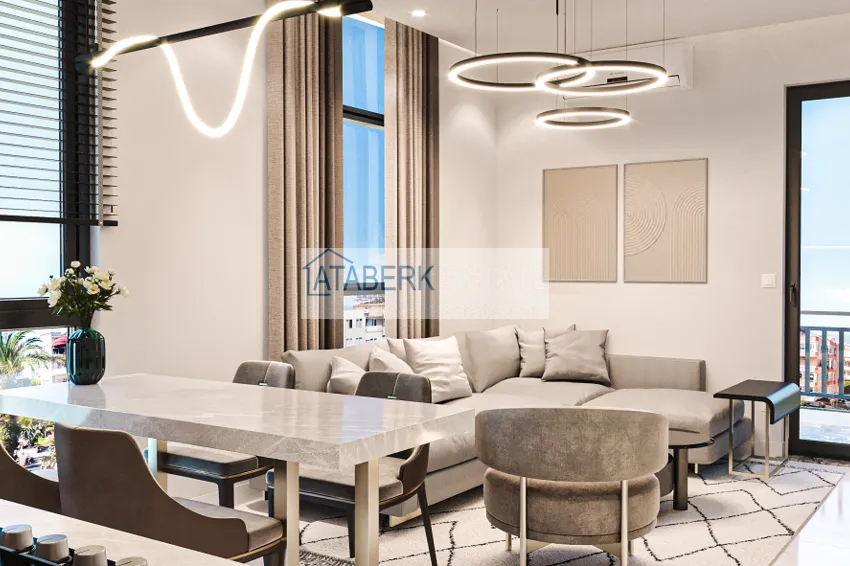 Purchase  Investment project at the start of sales in the center of Alanya - 300 meters to Cleopatra beach 4 