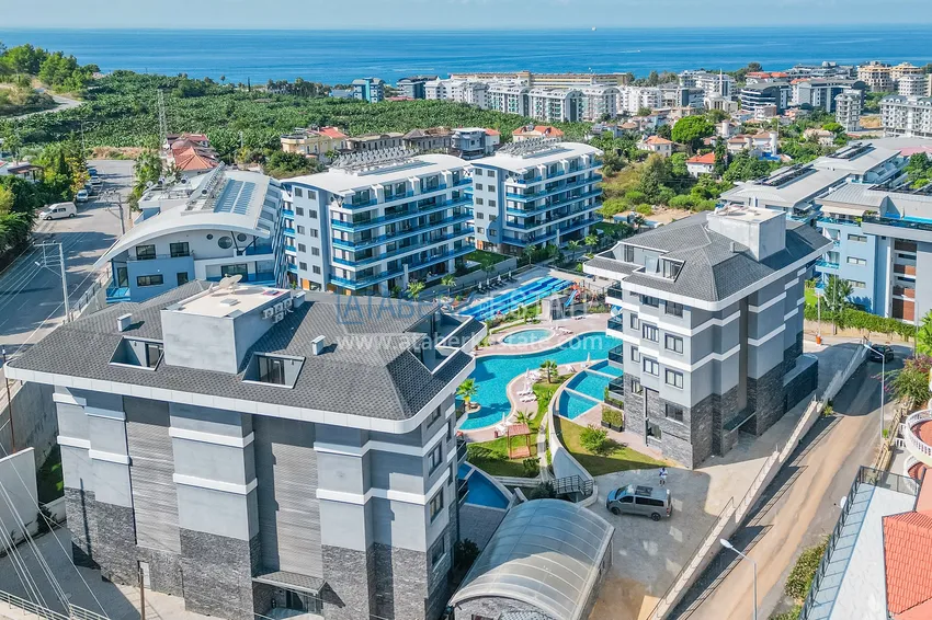 Apartment with sea view and new furniture in a family complex — Kargicak, Alanya 4 