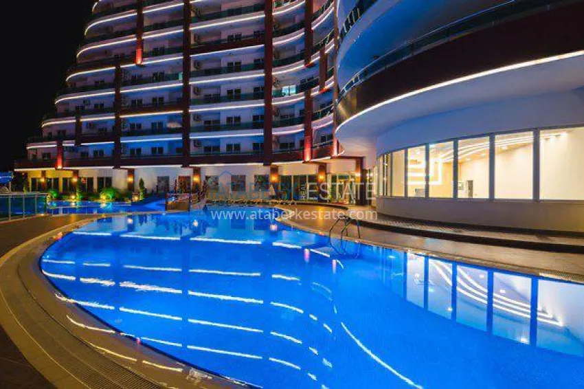 Furnished penthouse studio with mountain views in Mahmutlar, Alanya 6 