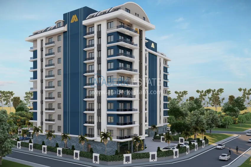 New off-plan project in Avsallar: a residential complex with original architecture 6 