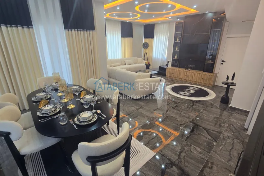 Purchase Furnished 3+1 duplex in a cozy residential complex - Mahmutlar, Alanya 6 