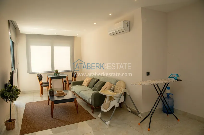Purchase Furnished 2+1 apartment in a comfort-class complex — Alanya center, Cleopatra beach area 5