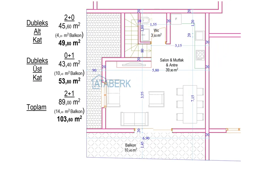 Buy cheap Investment project at the start of sales in the center of Alanya - 300 meters to Cleopatra beach 13 