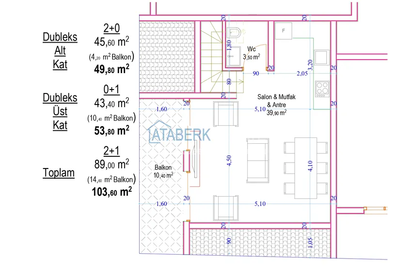Buy cheap Investment project at the start of sales in the center of Alanya - 300 meters to Cleopatra beach 14 