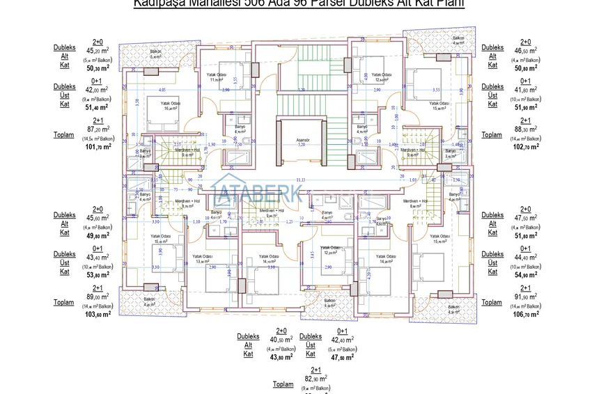 Buy cheap Investment project at the start of sales in the center of Alanya - 300 meters to Cleopatra beach 10 