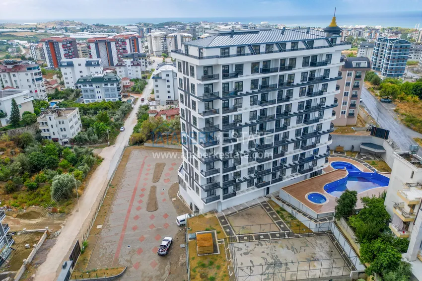 New 2+1 apartment with panoramic sea and mountain views - Alanya, Avsallar 5 