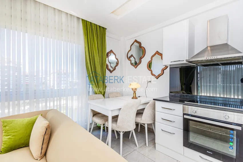 Purchase Apartment 1+1 with furniture and sea view — Kestel, Alanya 6 