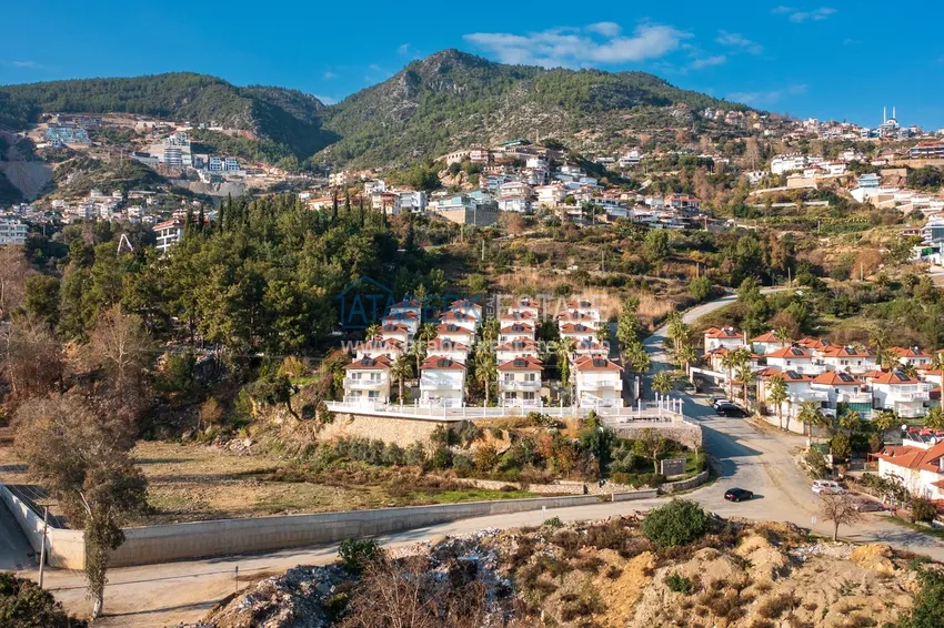 Furnished 3+1 villa in Alanya, with spectacular panoramic views — Tepe mountain area 6 