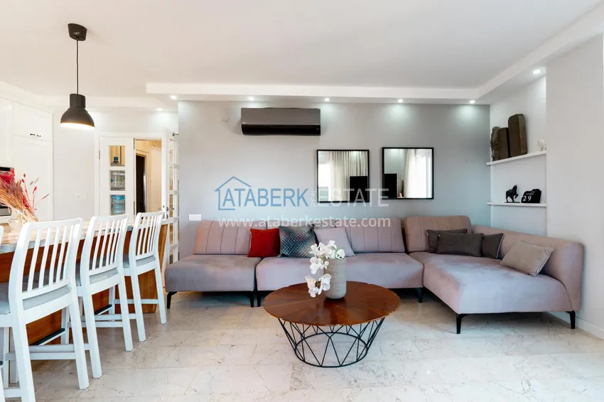 Purchase  Furnished 3+1 villa in Alanya, with spectacular panoramic views — Tepe mountain area 4 