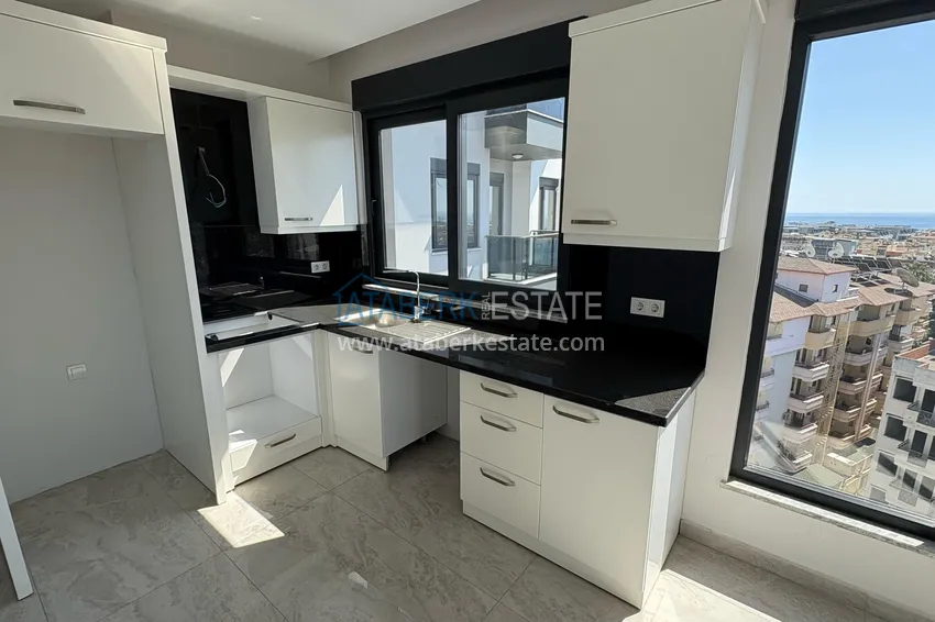 Purchase  1+1 apartment with sea and fortress views - Alanya center  5 