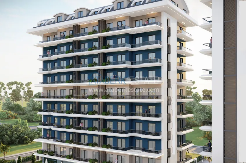 New off-plan project in Avsallar: a residential complex with original architecture 7 