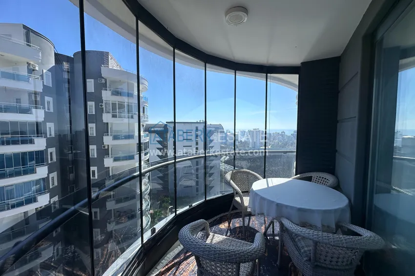 Purchase  2+1 apartment with furniture and sea and mountain views in a luxury complex — Alanya, Mahmutlar district 5 