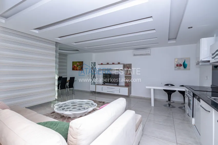 Purchase  Turnkey duplex penthouse with sea view, 150 meters from the beach — Kestel, Alanya 8 