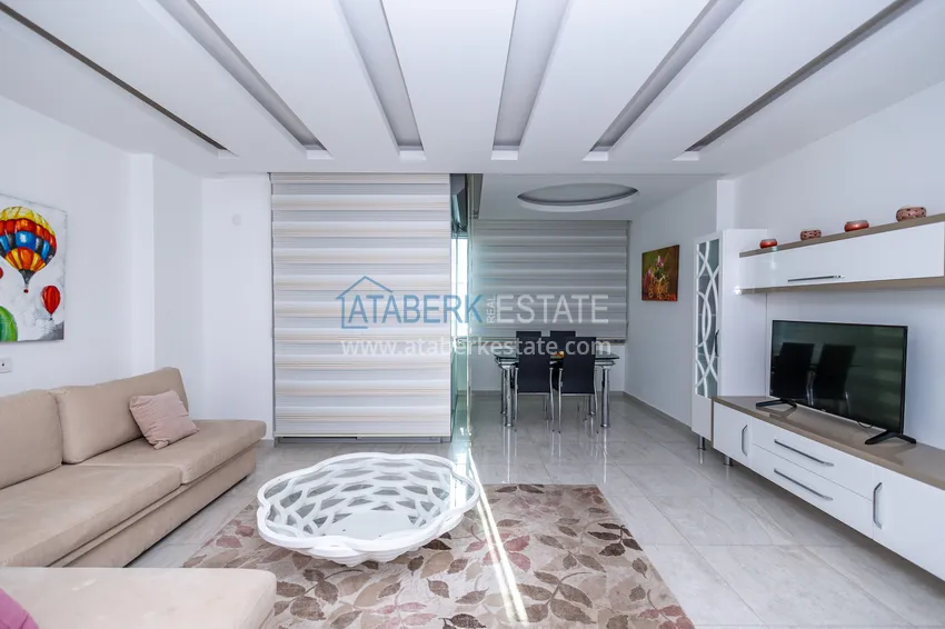 Purchase  Turnkey duplex penthouse with sea view, 150 meters from the beach — Kestel, Alanya 9 
