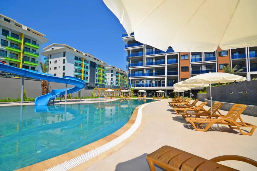 Apartment 1+1 with sea view in a prestigious complex — Kargicak district, 200 meters from the sea 6 