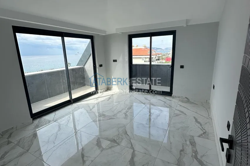Purchase Duplex penthouse with sea view — a new boutique complex on the beachfront in the Kestel area 6