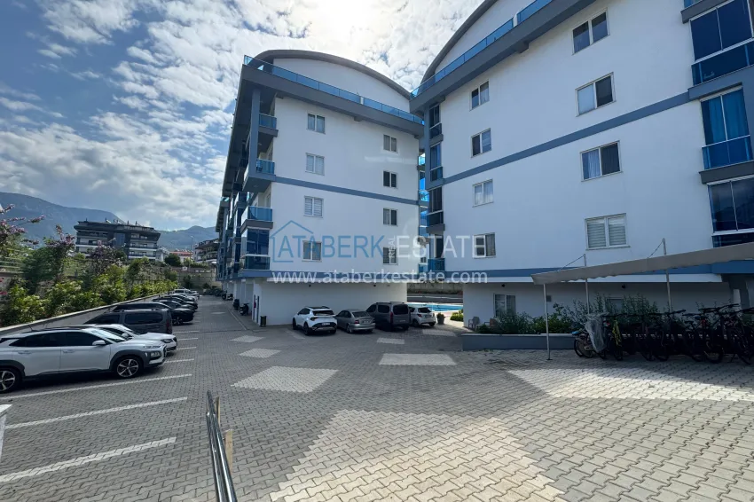 Newly furnished apartment with a glazed balcony in a modern complex - Oba district, Alanya 9 