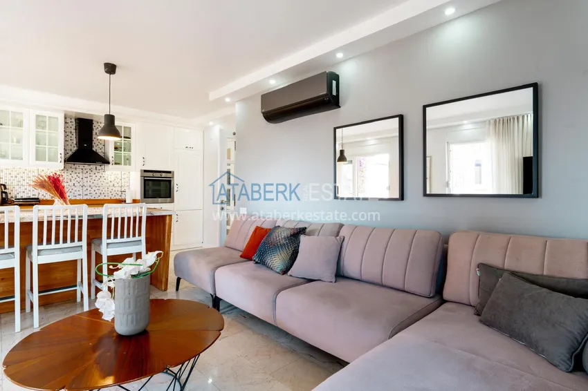 Purchase  Furnished 3+1 villa in Alanya, with spectacular panoramic views — Tepe mountain area 5 