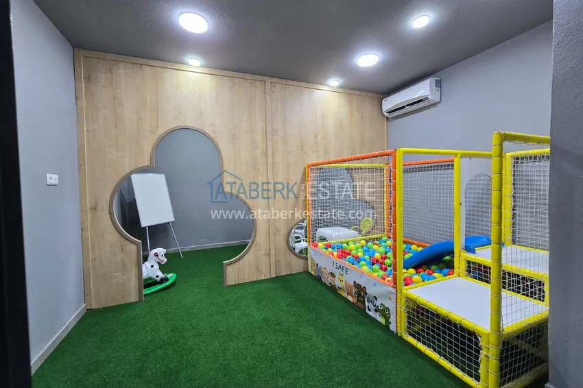 Apartment with sea view and new furniture in a family complex — Kargicak, Alanya 6 