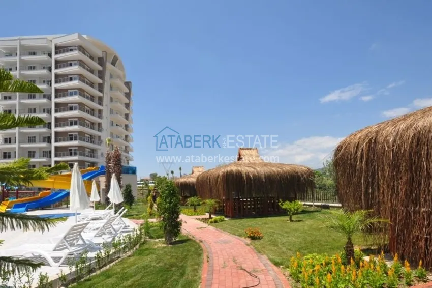 Furnished 2+1 apartment in a complex with hotel infrastructure — Avsallar district 6 