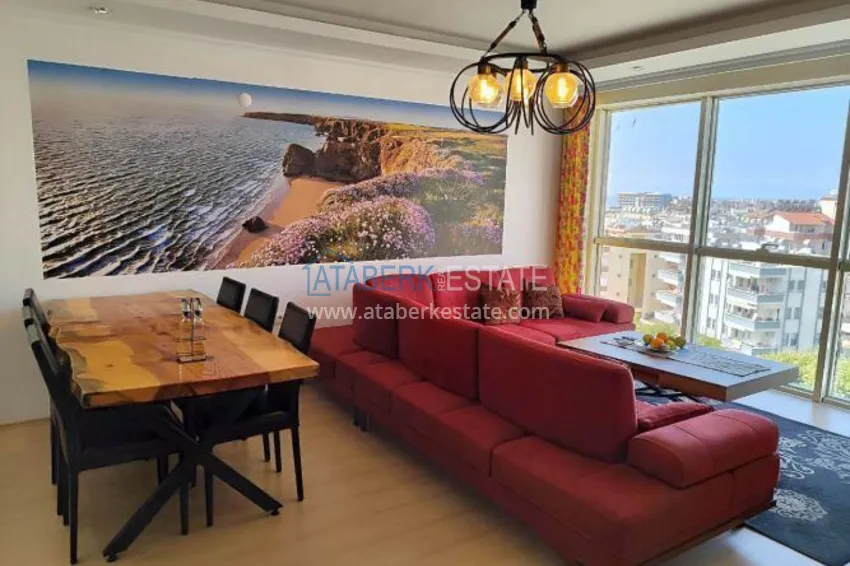 Purchase 5+1 duplex penthouse with furniture — Alanya, Avsallar district 6 