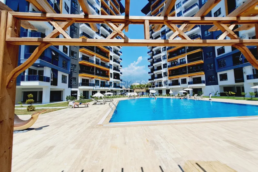 One bedroom apartment with furniture in a modern complex — Alanya, Mahmutlar district 6 