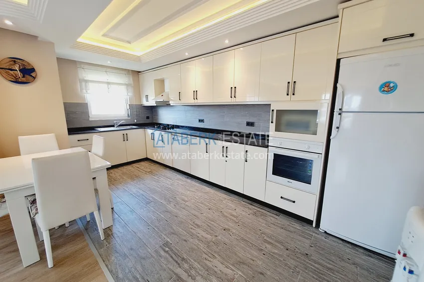 Purchase  3+1 duplex with furniture in a comfortable complex — Alanya, Oba district 6 