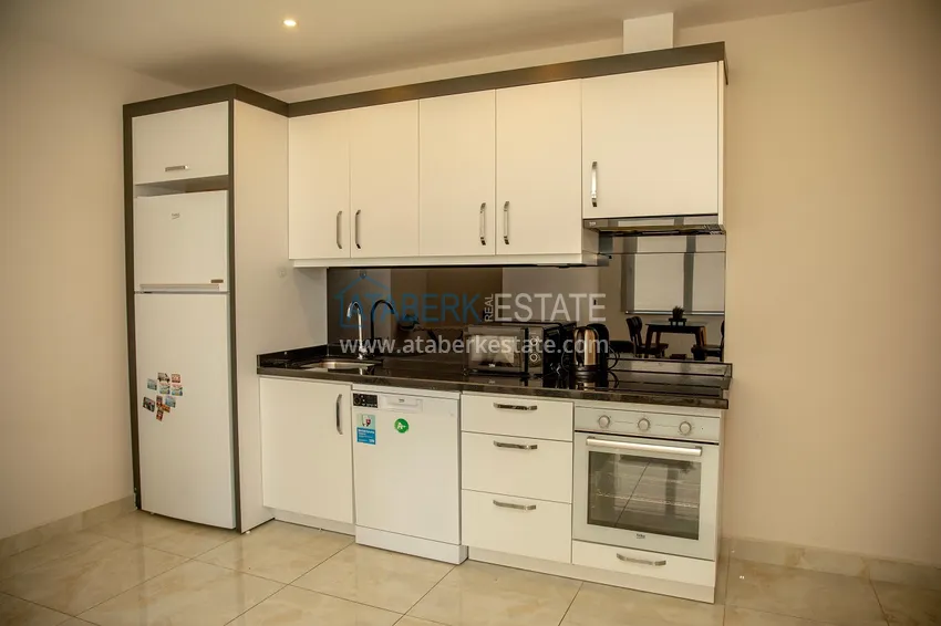 Purchase Furnished 2+1 apartment in a comfort-class complex — Alanya center, Cleopatra beach area 7