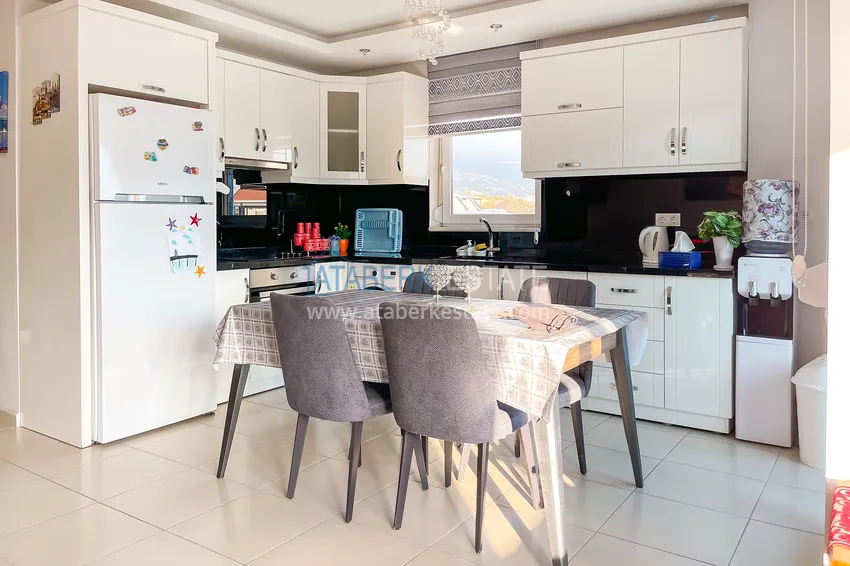 Purchase  Furnished duplex penthouse with sea view — Kestel, Alanya 5 