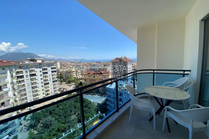 Purchase  Panoramic 2+1 duplex with furniture in the very center of Alanya — Suitable for short-term rent  7 