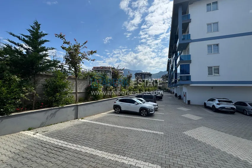 2+1 duplex with furniture and mountain views in a young modern complex, Oba district — Alanya 10