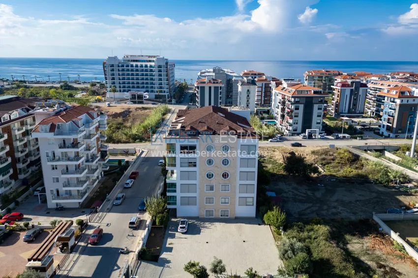 Apartment 1+1 with furniture and sea view — Kestel, Alanya 7 