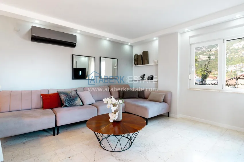 Purchase  Furnished 3+1 villa in Alanya, with spectacular panoramic views — Tepe mountain area 6 